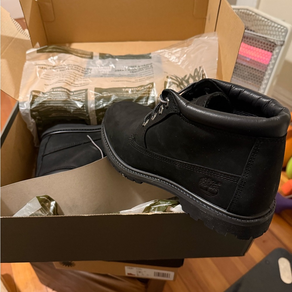 Timberland Black Leather Boots